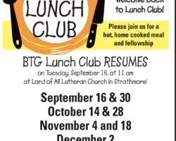 Community Lunch Club 55+