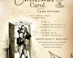 “A Christmas Carol” adapted by Lynn Stevens