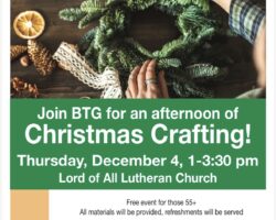 “Christmas Crafting “ with BTG