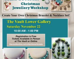 Christmas Jewelry Workshop at The Vault