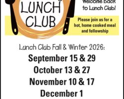 Community LUNCH CLUB 55+