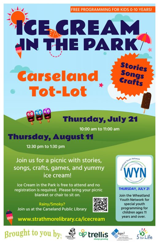 Ice Cream in the Park Poster Carseland