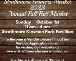 Strathmore Farmers Market Annual Fall Fair