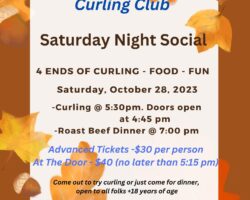 Strathmore and District Curling: Saturday Night Social