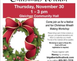 Christmas Wreath Making Workshop 55+