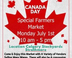 Canada Day Farmers Market