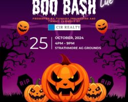 STAMPEDE Strathmore & District Agricultural Society FRIGHT NIGHT BOO BASH