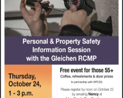 Personal & Property Safety Information Session with the Gleichen RCMP